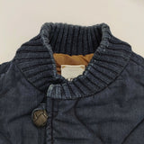 45R/45rpm ローラーオックスのテントキルトコート（インディゴ）定価107800円 71220014 サイズ1 コート ネイビー レディース フォーティーファイブアールピーエム【中古】5-1024A◆