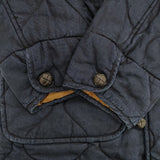 45R/45rpm ローラーオックスのテントキルトコート（インディゴ）定価107800円 71220014 サイズ1 コート ネイビー レディース フォーティーファイブアールピーエム【中古】5-1024A◆