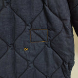 45R/45rpm ローラーオックスのテントキルトコート（インディゴ）定価107800円 71220014 サイズ1 コート ネイビー レディース フォーティーファイブアールピーエム【中古】5-1024A◆