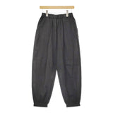 HAU slack 定価25300円 イージーパンツ 4211-0372 サイズF ウールレーヨンシルク パンツ チャコールグレー レディース ハウ【中古】5-0509M♪