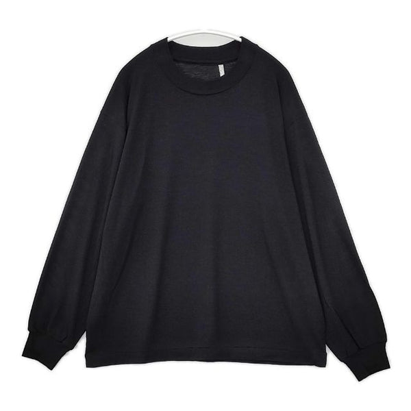 KAPTAIN SUNSHINE メリノ天竺 ウール サイズ34 KS23FCS09 長袖Ｔシャツ カットソー ロンＴ ブラック レディース キャプテン サンシャイン【中古】5-0922T∞