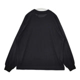 KAPTAIN SUNSHINE メリノ天竺 ウール サイズ34 KS23FCS09 長袖Ｔシャツ カットソー ロンＴ ブラック レディース キャプテン サンシャイン【中古】5-0922T∞