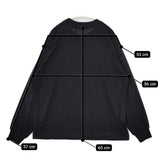 KAPTAIN SUNSHINE メリノ天竺 ウール サイズ34 KS23FCS09 長袖Ｔシャツ カットソー ロンＴ ブラック レディース キャプテン サンシャイン【中古】5-0922T∞