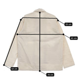 Stan Ray USA製 Shop Jacket Natural Drill L パッチポケット トリプルステッチ カバーオール オフホワイト メンズ スタンレイ【中古】5-0422M♪