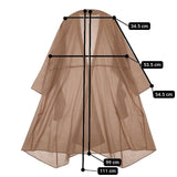 qualite 羽織 ウールボイルシャツカーデ ロング カーディガン テラコッタ レディース カリテ【中古】5-0825M∞