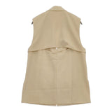 CAFUNE バックデザイン ベスト ジレ ジャケット ベージュ レディース カフネ【中古】5-0825M∞