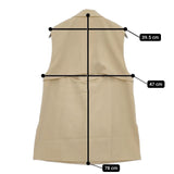 CAFUNE バックデザイン ベスト ジレ ジャケット ベージュ レディース カフネ【中古】5-0825M∞