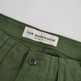 THE SHINZONE BAKER PANTS 34 ベーカー パンツ グリーン レディース シンゾーン【中古】5-0825G∞