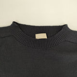 MARGARET HOWELL 578-0263611 WOOL COTTON JUMPER ウールコットン セーター ニット ネイビー レディース マーガレットハウエル【中古】5-0922T∞