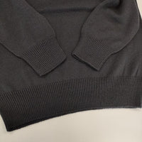 MARGARET HOWELL 578-0263611 WOOL COTTON JUMPER ウールコットン セーター ニット ネイビー レディース マーガレットハウエル【中古】5-0922T∞