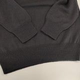 MARGARET HOWELL 578-0263611 WOOL COTTON JUMPER ウールコットン セーター ニット ネイビー レディース マーガレットハウエル【中古】5-0922T∞