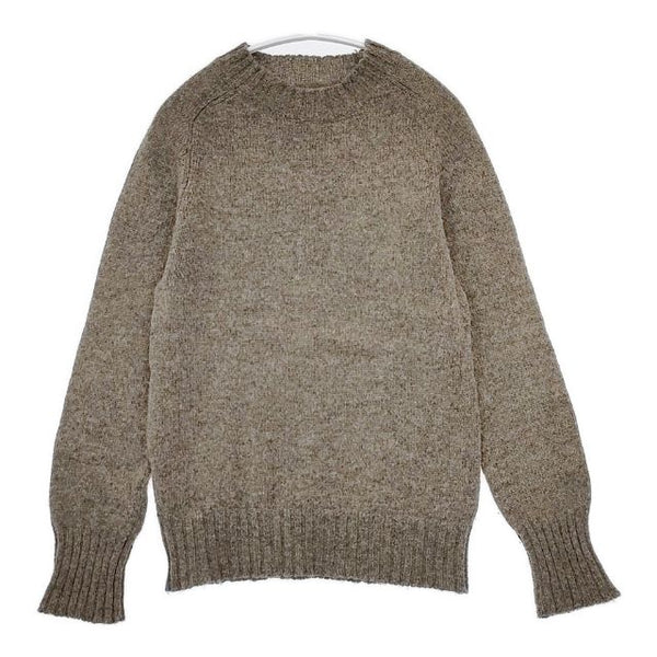 MHL. 595-9263505 FINE SHETLAND ウール セーター ニット ベージュ レディース エムエイチエル【中古】5-0922T∞