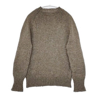 MHL. 595-9263505 FINE SHETLAND ウール セーター ニット ベージュ レディース エムエイチエル【中古】5-0922T∞