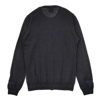 KEITA MARUYAMA 刺繍 ウール カーディガン ブラック ネイビー レディース ケイタマルヤマ【中古】5-0922T∞