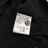 MARGARET HOWELL 578-9164006 FINE LINEN 2 リネンニットクルーネックカーディガン ブラック レディース マーガレットハウエル【中古】5-0408M♪