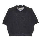 MARGARET HOWELL 578-2162003 COTTON HEMP 半袖 ニット 22SS ブラック レディース マーガレットハウエル【中古】5-0612S∞
