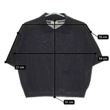 MARGARET HOWELL 578-2162003 COTTON HEMP 半袖 ニット 22SS ブラック レディース マーガレットハウエル【中古】5-0612S∞