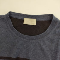 MARGARET HOWELL/JOHN SMEDLEY 578-263401 ウール イギリス製 セーター ニット ネイビー レディース マーガレットハウエル/ジョンスメドレー【中古】5-0922T∞