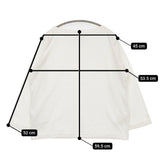 YAECA STOCK 89057 バスクシャツ BASQUE SHIRT WIDE SHORT 長袖Ｔシャツ カットソー ロンＴ ホワイト レディース ヤエカ【中古】5-0825M∞