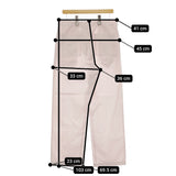 AURALEE WASHED FINX TWILL EASY WIDE PANTS A00P06TN サイズ1 イージーワイド パンツ ピンク レディース オーラリー【中古】5-0408M♪