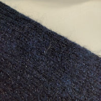 LOUNIE ハイネック ラメ入り セーター ニット ネイビー レディース ルーニィ【中古】5-0922T∞