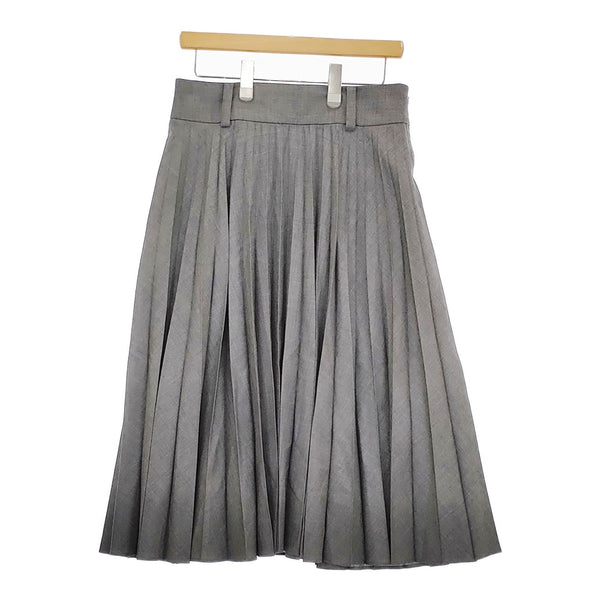 MARGARET HOWELL/FOX BROTHERS SUMMER WOOL 定価85800円 スカート 25SS グレー マーガレットハウエル/フォックスブラザーズ【中古】5-0315M♪