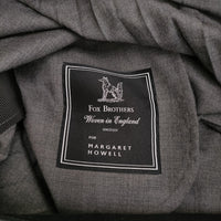 MARGARET HOWELL/FOX BROTHERS SUMMER WOOL 定価85800円 スカート 25SS グレー マーガレットハウエル/フォックスブラザーズ【中古】5-0315M♪