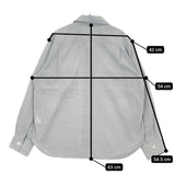 MARGARET HOWELL COTTON VOILE 578-3153016 サイズ2 長袖シャツ 23SS グレー レディース マーガレットハウエル【中古】5-0408M♪