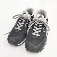NEW BALANCE ML574EVB 25.5cm スニーカー ブラック メンズ ニューバランス【中古】5-1009G◎