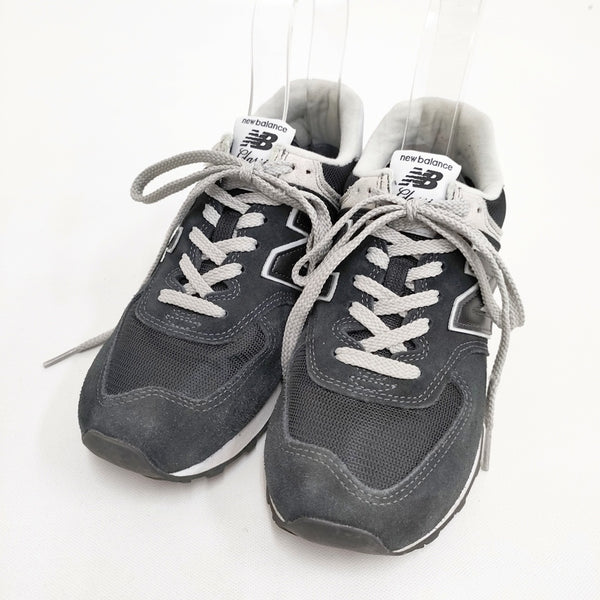 NEW BALANCE ML574EVB 25.5cm スニーカー ブラック メンズ ニューバランス【中古】5-1009G◎
