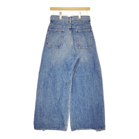JOURNAL STANDARD 2タックワイドデニムパンツ 加工 ジーンズ 定価15400円 24SS ライトブルー レディース ジャーナルスタンダード【中古】5-0325G♪