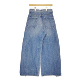 JOURNAL STANDARD 2タックワイドデニムパンツ 加工 ジーンズ 定価15400円 24SS ライトブルー レディース ジャーナルスタンダード【中古】5-0325G♪