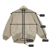 JOURNAL STANDARD relume LOOSE STYLE MA-1 22011462613030 中綿 ジャケット ブルゾン ベージュ レディース ジャーナルスタンダードレリューム【中古】5-1012A◆