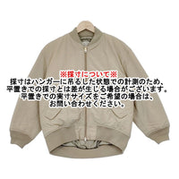 JOURNAL STANDARD relume LOOSE STYLE MA-1 22011462613030 中綿 ジャケット ブルゾン ベージュ レディース ジャーナルスタンダードレリューム【中古】5-1012A◆