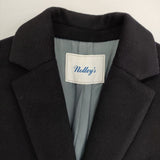 NOLLEY'S ウール コート 濃紺 ネイビー レディース ノーリーズ【中古】5-1026T∞