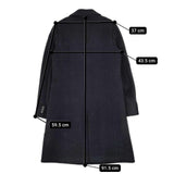 NOLLEY'S ウール コート 濃紺 ネイビー レディース ノーリーズ【中古】5-1026T∞