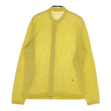 45R/45rpm 超ガーゼ コットンニット クルーネック カーディガン イエロー レディース フォーティーファイブアールピーエム【中古】5-0408M♪