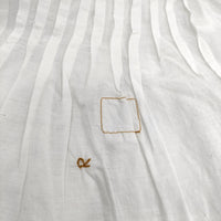 45R/45rpm インドカディdeタックTシャツ 定価46200円 日本製 70130064 ブラウス シャツ ホワイト レディース フォーティーファイブアールピーエム【中古】5-0412M△