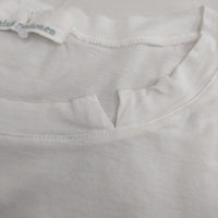 mina perhonen Pika rs8599 コットン 38 フレンチスリーブ 半袖Ｔシャツ カットソー ホワイト レディース ミナペルホネン【中古】5-0504S∞