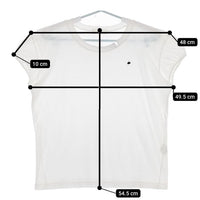 mina perhonen Pika rs8599 コットン 38 フレンチスリーブ 半袖Ｔシャツ カットソー ホワイト レディース ミナペルホネン【中古】5-0504S∞