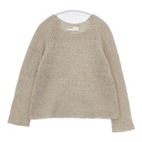 evam eva シルクウール　E123K048 セーター ニット ベージュ レディース エヴァムエヴァ【中古】5-0913T∞