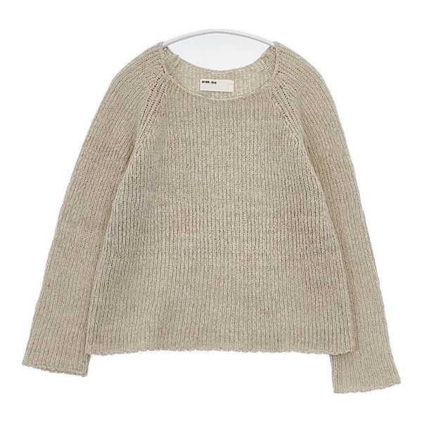evam eva シルクウール　E123K048 セーター ニット ベージュ レディース エヴァムエヴァ【中古】5-0913T∞