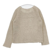 evam eva シルクウール　E123K048 セーター ニット ベージュ レディース エヴァムエヴァ【中古】5-0913T∞