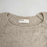 evam eva シルクウール　E123K048 セーター ニット ベージュ レディース エヴァムエヴァ【中古】5-0913T∞