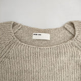 evam eva シルクウール　E123K048 セーター ニット ベージュ レディース エヴァムエヴァ【中古】5-0913T∞