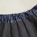 Lisette サンディ インディゴ デニムプリーツスカート サイズ36 ロングスカート ネイビー レディース リゼッタ【中古】5-0509M♪