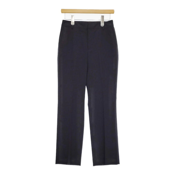 Aquascutum 未使用品 スラックス サイズ8 パンツ ネイビー レディース アクアスキュータム【中古】5-0511M♪