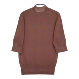 NOLLEY'S ハイゲージニット サイズ38 16Gウールカーディガン アンサンブル ブラウン レディース ノーリーズ【中古】5-0511M♪