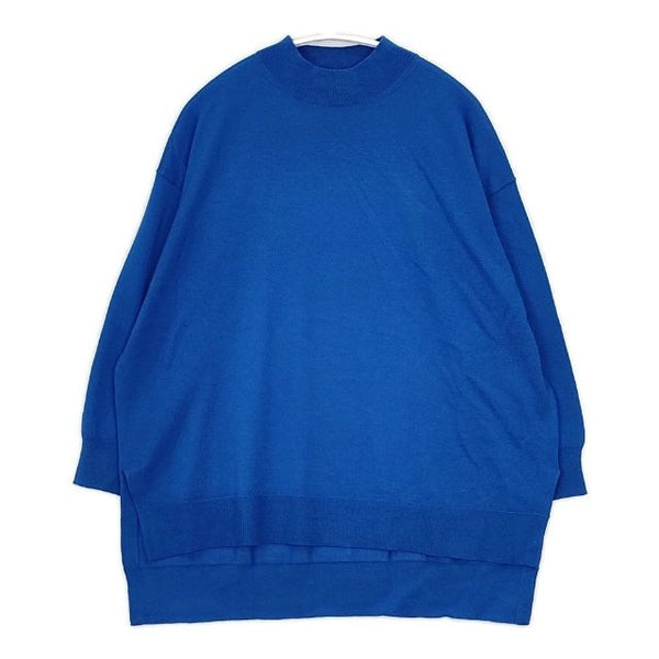 STAMP AND DIARY ウール モックネック　 セーター ニット ブルー レディース スタンプ アンド ダイアリー【中古】5-0913T∞