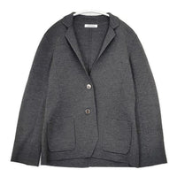 NEWYORKER ミラノリブニット ウール ジャケット チャコールグレー レディース ニューヨーカー【中古】5-0913T∞